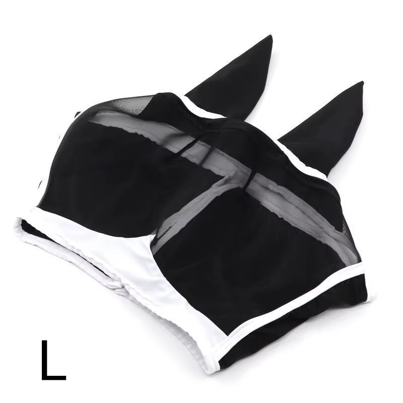 New Anti-Mosquito Horse Mask Multifunctional Sunscreen Breathable Horse Face Cover Prevent Mosquito for Horse Care Accessories