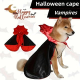 Medium Dog Halloween Costumes, Halloween Dog Vampire Cloak Costume Dog Devil Costume Pet Halloween Costume