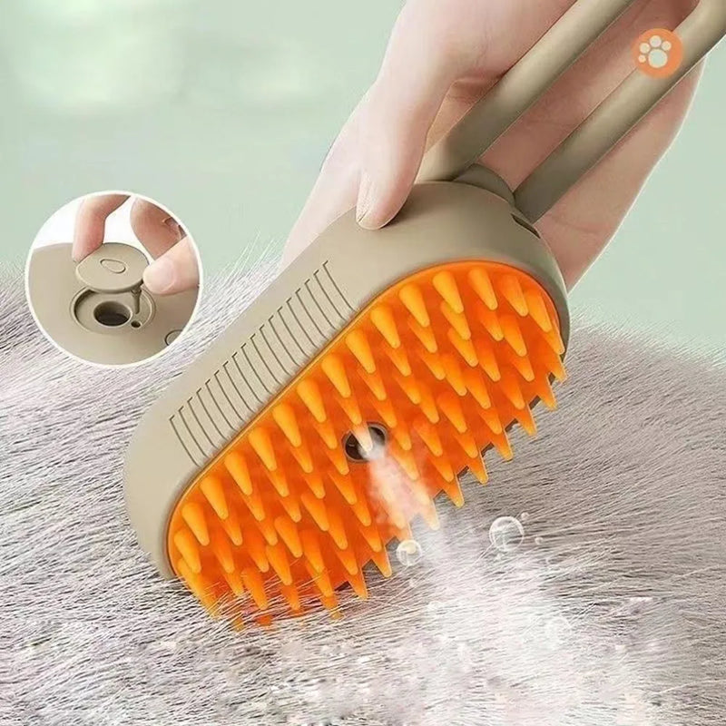 Cat Steam Brush Steamy Dog Brush 3 in 1 Electric Spray Cat Hair Brushes for Massage Pet Grooming Comb Hair Removal Combs