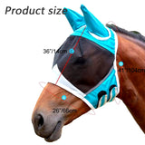 New Anti-Mosquito Horse Mask Multifunctional Sunscreen Breathable Horse Face Cover Prevent Mosquito for Horse Care Accessories